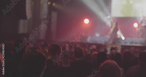 A Man Filming a Concert on his Phone