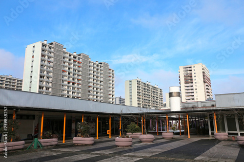 Residential multi-unit building area