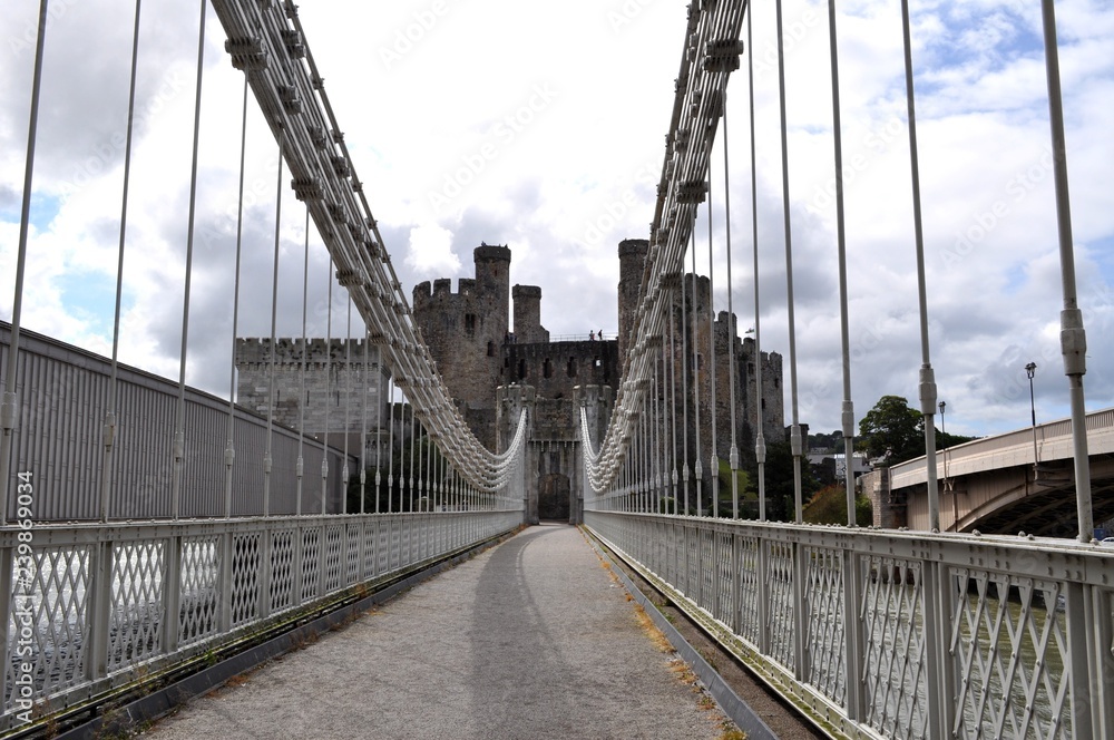 Fototapeta premium Pont de Conwy, Pays de Galles, UK