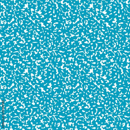 Composition Book Cover Seamless Pattern - Abstract design of light blue composition notebook cover