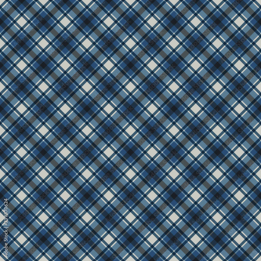 Plaid Seamless Pattern - Plaid design in colors of blue and brown Plaid Seamless Pattern - Plaid design in colors of blue and brown