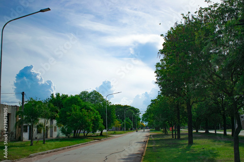 Nubes de Verano en el Pueblo de Machagay