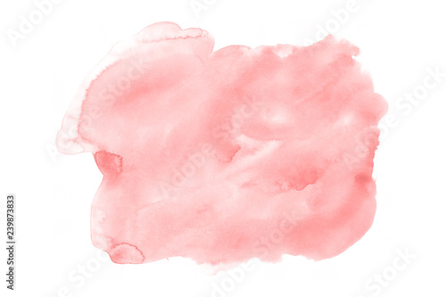 Pink watercolor background on paper texture