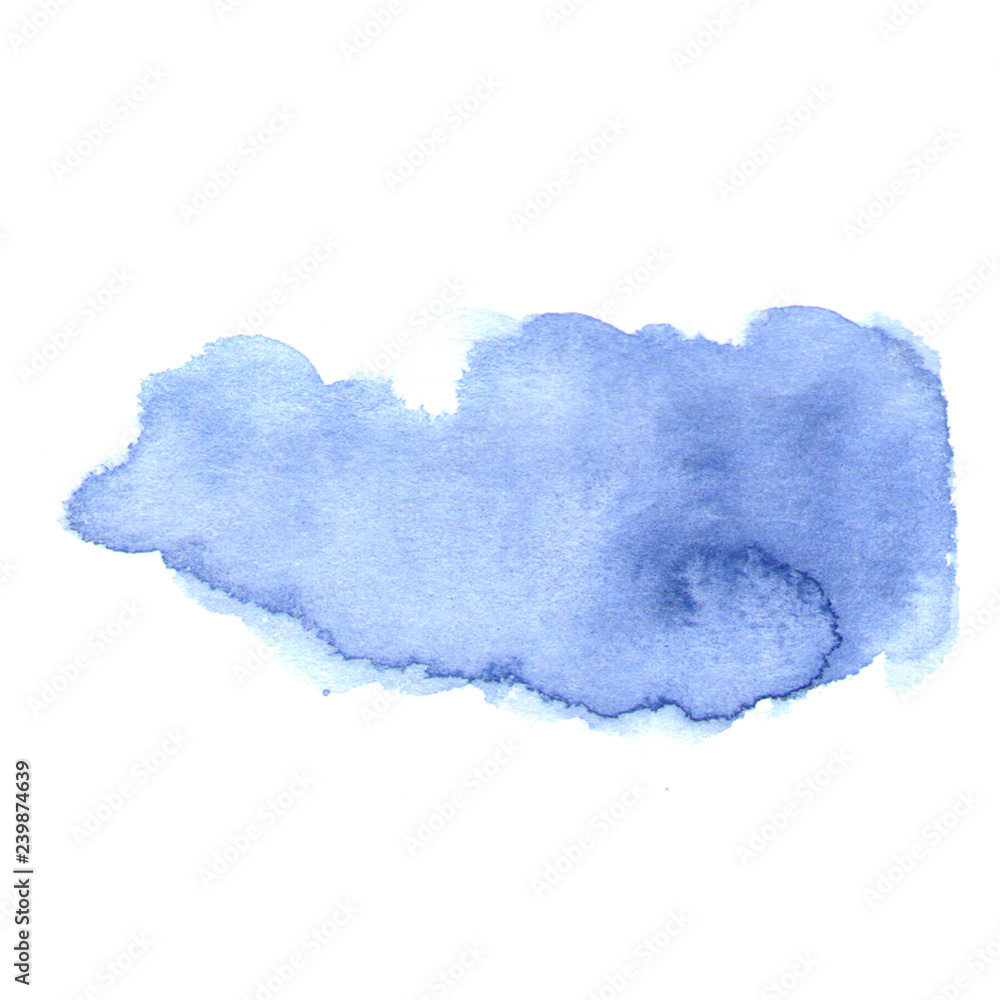 Abstract watercolor brush strokes painted background. Paper texture.