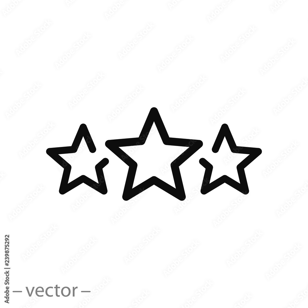 3 stars vector illustration 3 stars vector illustration