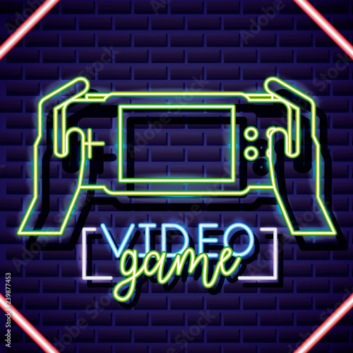 neon video games