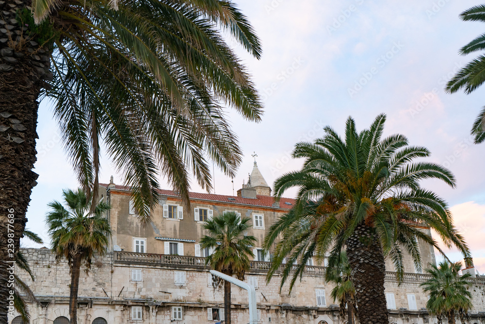 Diocletian Palace in the Old Town Split, croatia
