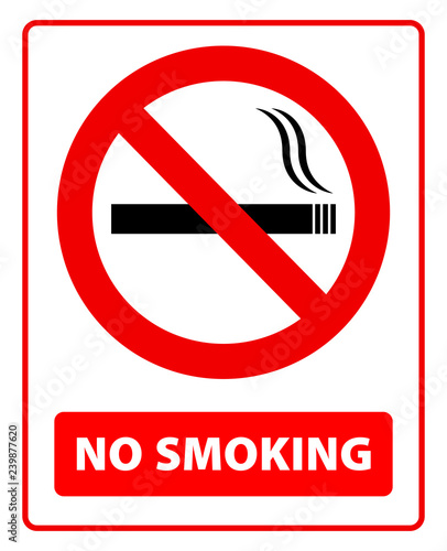 no smoking - forbidden sign