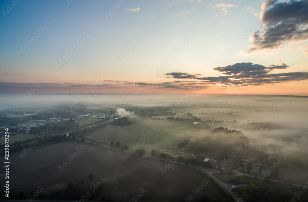 Nebel von oben Nebel von oben