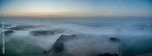 Nebel von oben