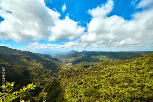 View from the Gorges viewpoint. Mauritius. © LR Photographies