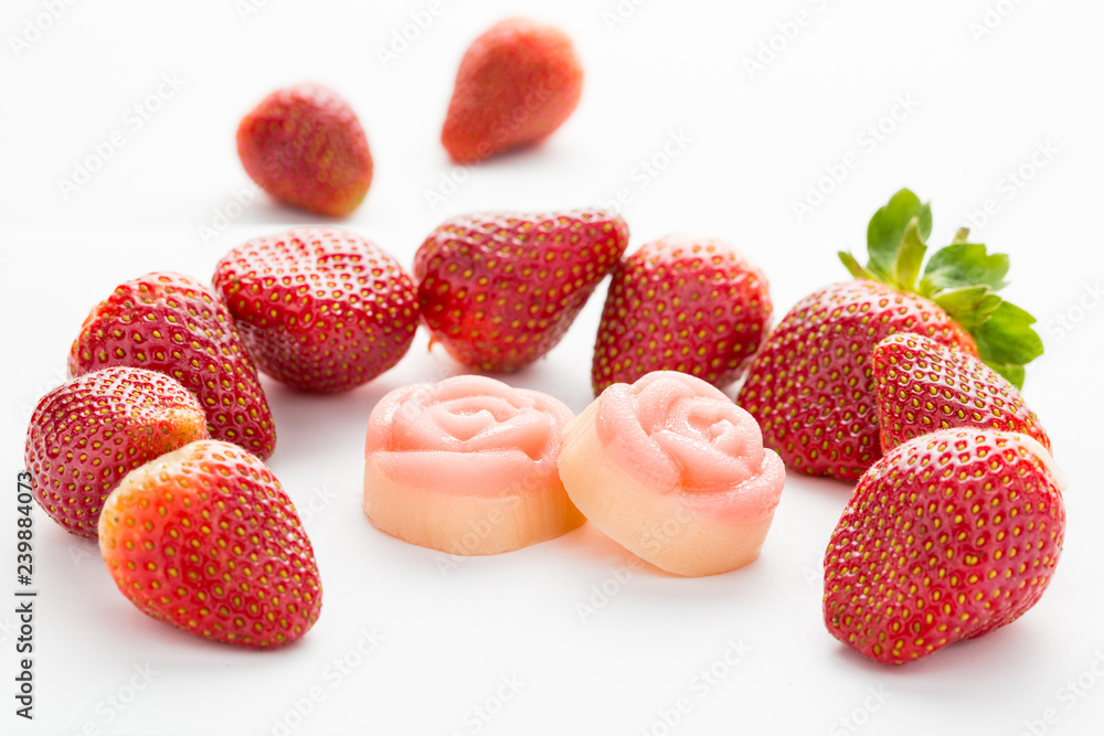 natural organic marmalade with strawberries natural organic marmalade with strawberries