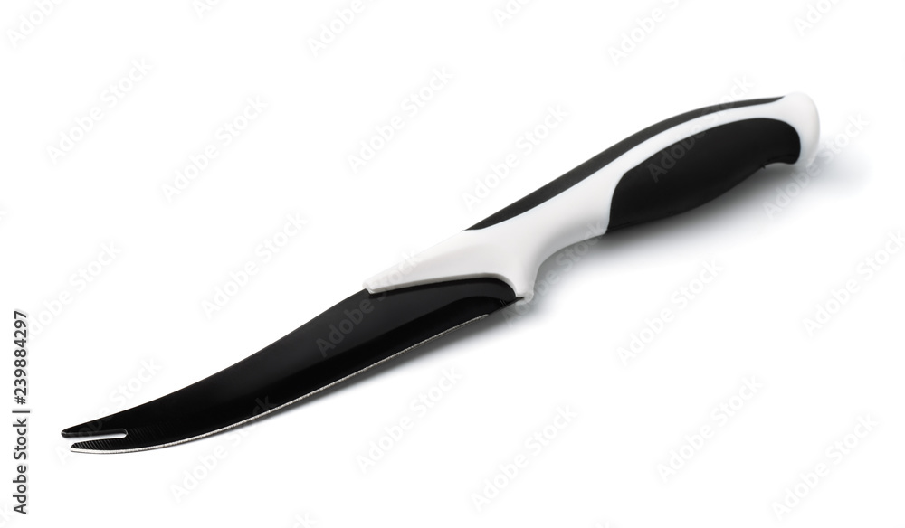 Cheese knife with fork tip Cheese knife with fork tip