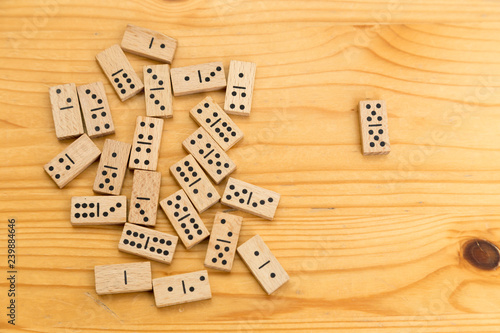 wooden dominoes