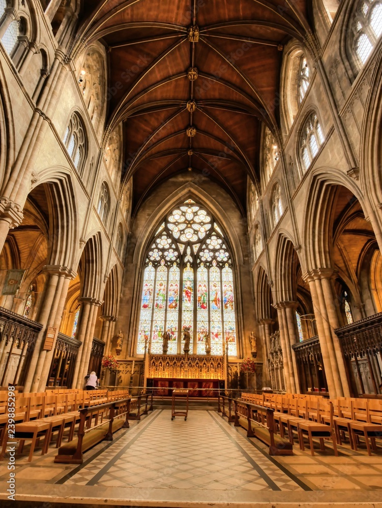 Ripon Cathedral interior, North Yorkshire