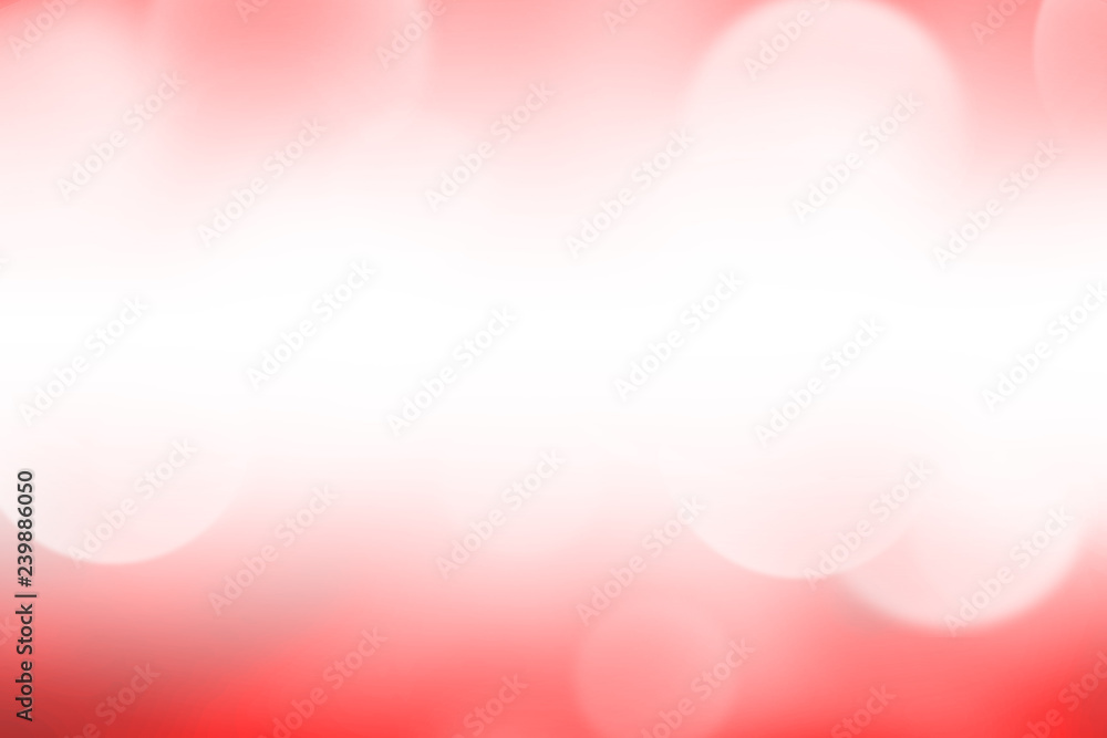 Blurred light red gradient bokeh abstract background Stock Photo | Adobe  Stock
