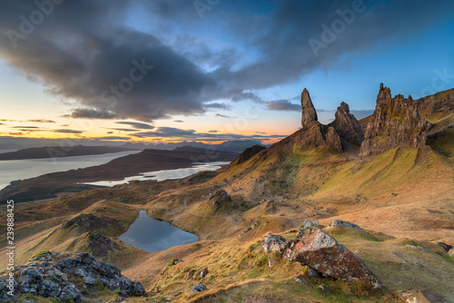 Dawn at the Old Man of Storr photo