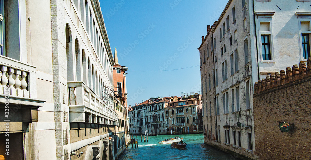 Naklejka premium Venetian Canal, Italy