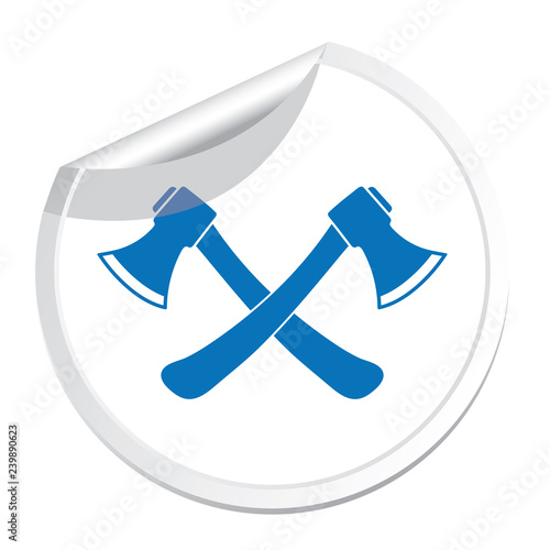 The ax icon. Axe symbol