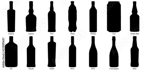 alcohol bottle set