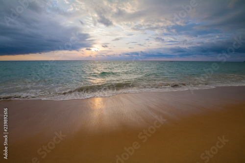 Thailand. Sea background  sunset