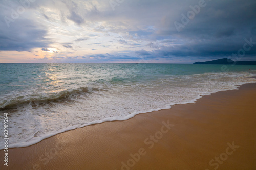 Thailand. Sea background  sunset