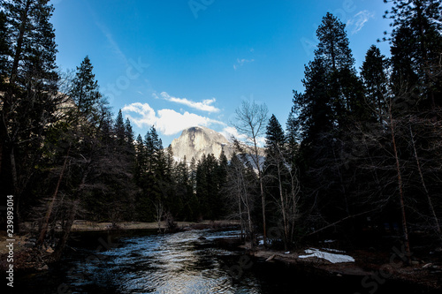Half Dome and Merced River Yosemite National Park © Rick Lohre