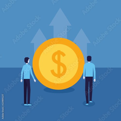 businessman success money