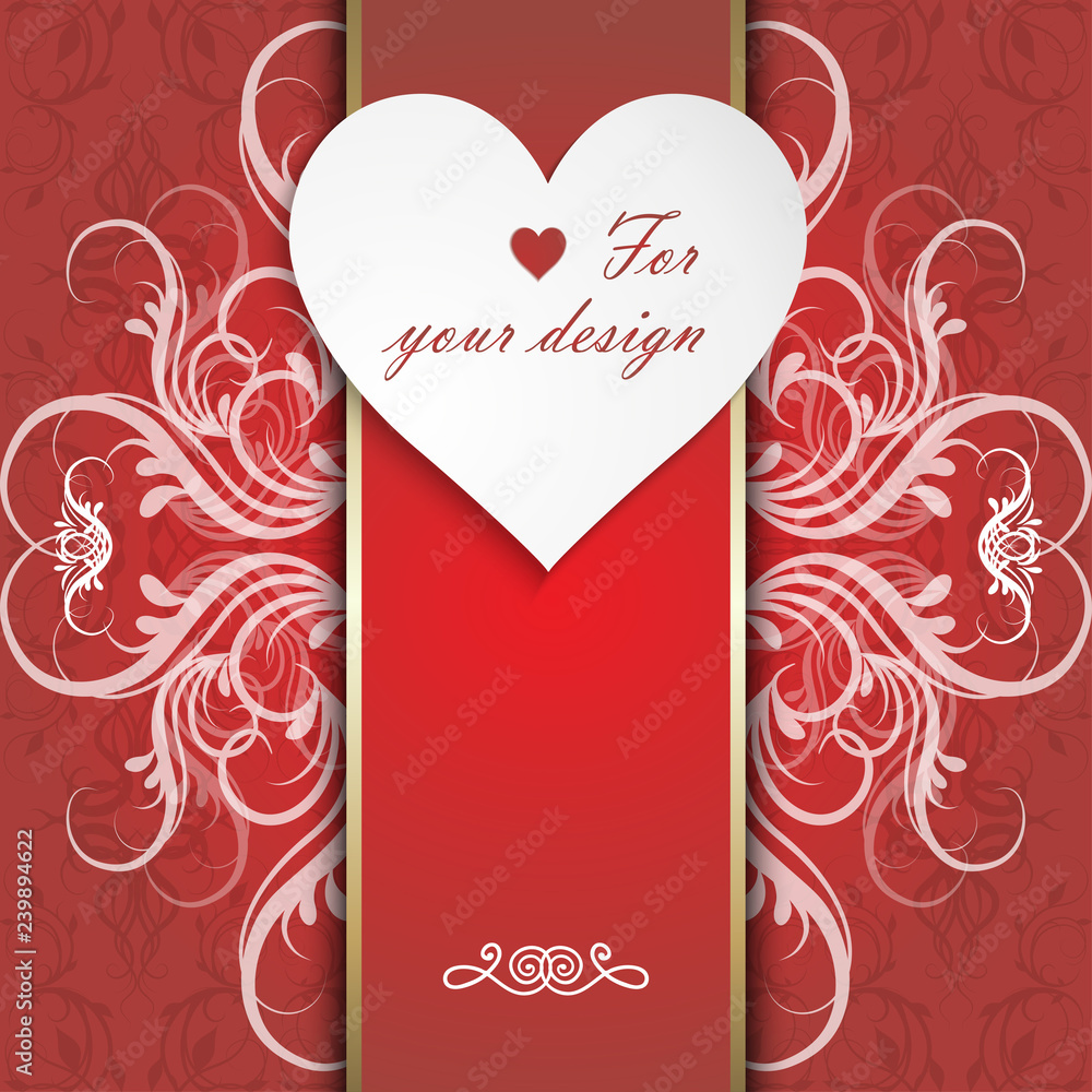 Background with glittering hearts Background with glittering hearts