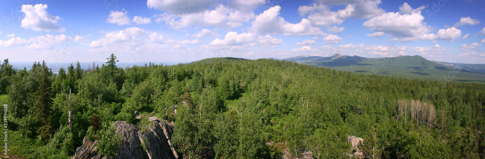 Obraz premium Mountain rocks Taganay