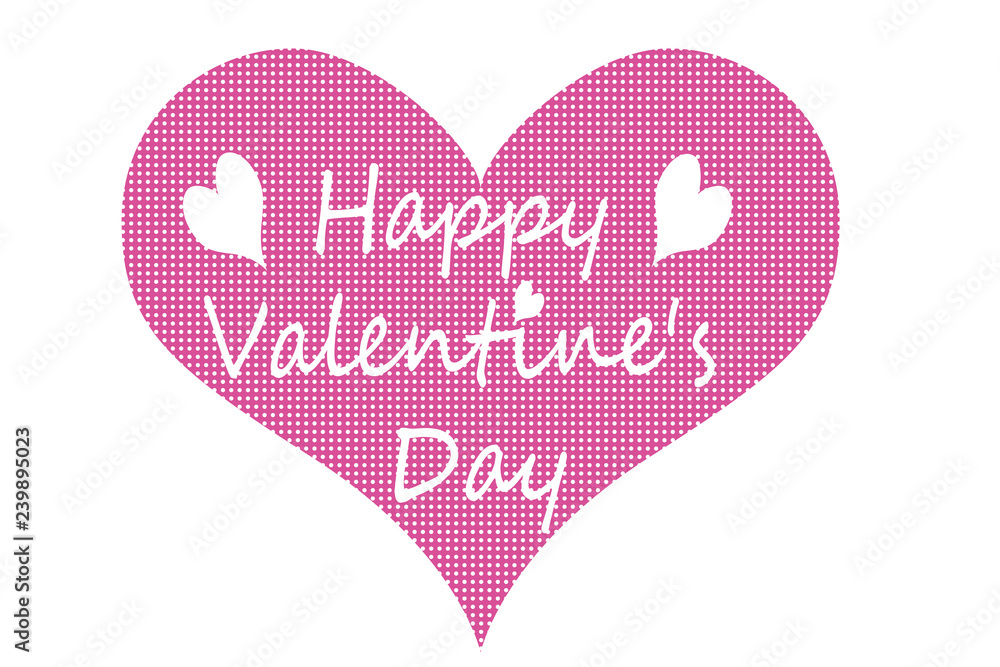 バレンタインデーロゴマーク ロゴタイプ筆記体 Happy Valentine S Day Stock Vector Adobe Stock