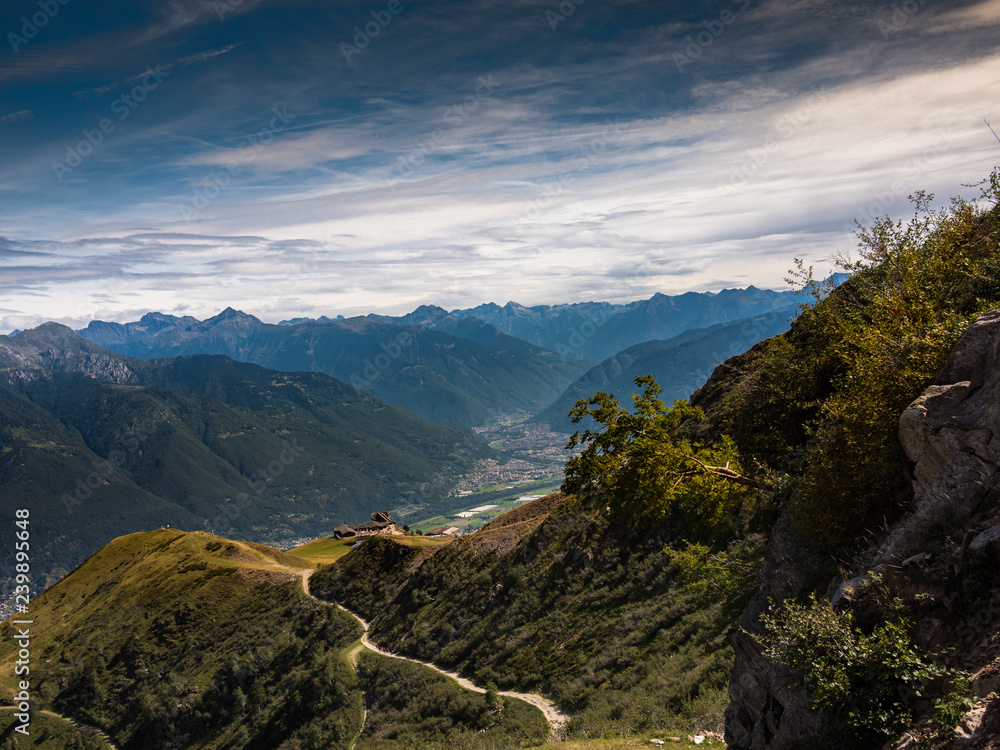 Fototapeta premium Wandern im Tessin