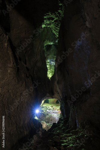 DRYANOVO, BULGARIA - 10.28.2017: "Bacho Kiro" cave.