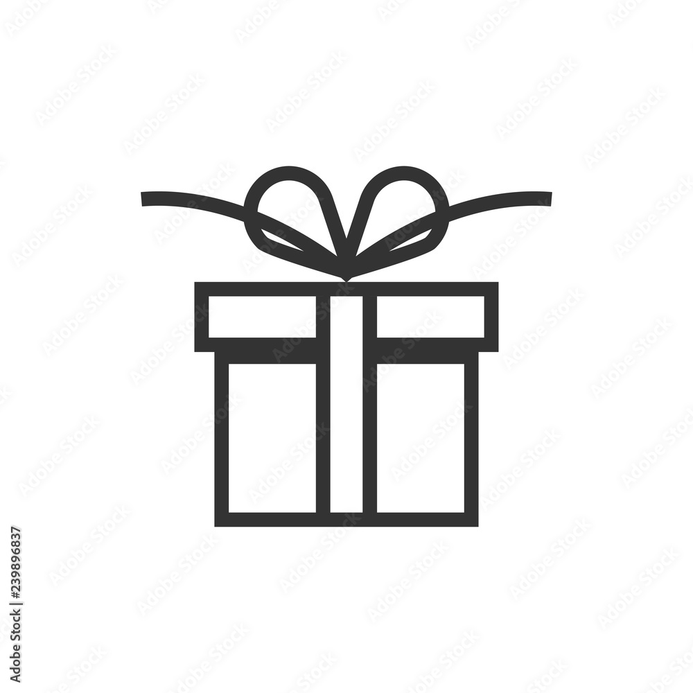Gift box icon design template illustration Gift box icon design template illustration