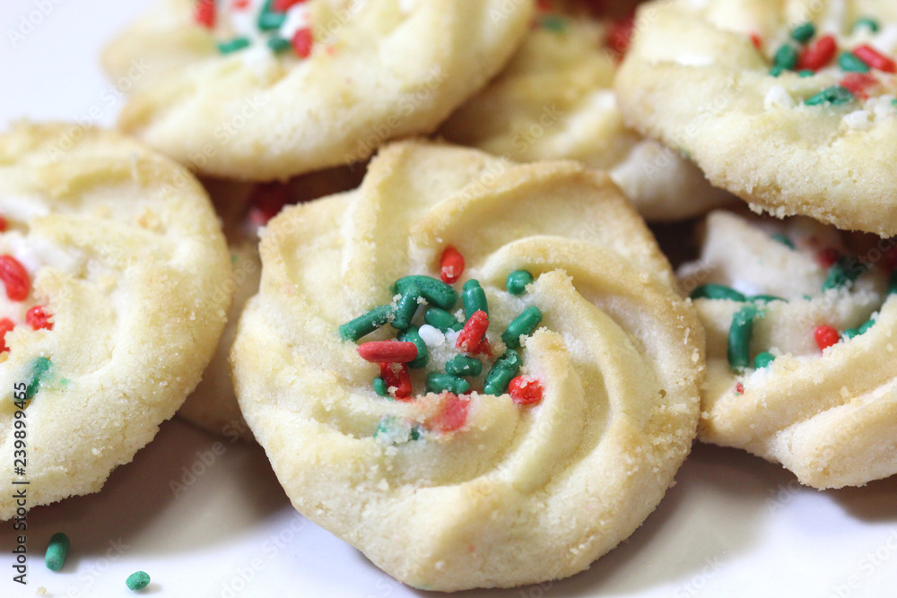 homemade butter christmas cookies