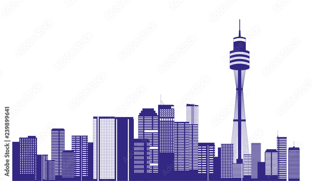australia city buildings landmark panorama