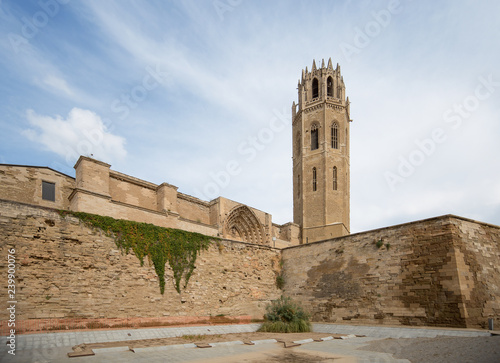La Seu Vella (The Old Cathedral) of Lleida (Lerida) city in Catalonia, Spain © Pavel Kirichenko