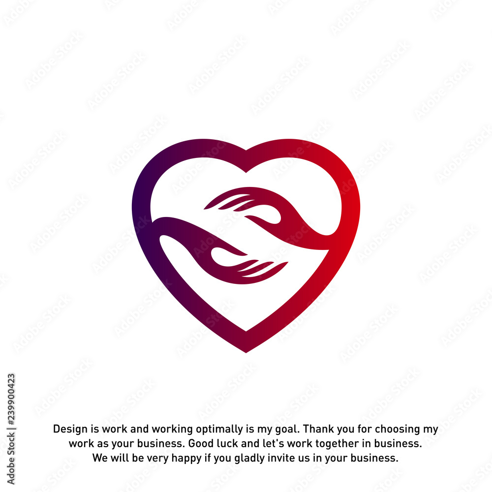 Love Care Creative logo concepts, Heart Care logo, elements and symbols, template - Vector Love Care Creative logo concepts, Heart Care logo, elements and symbols, template - Vector