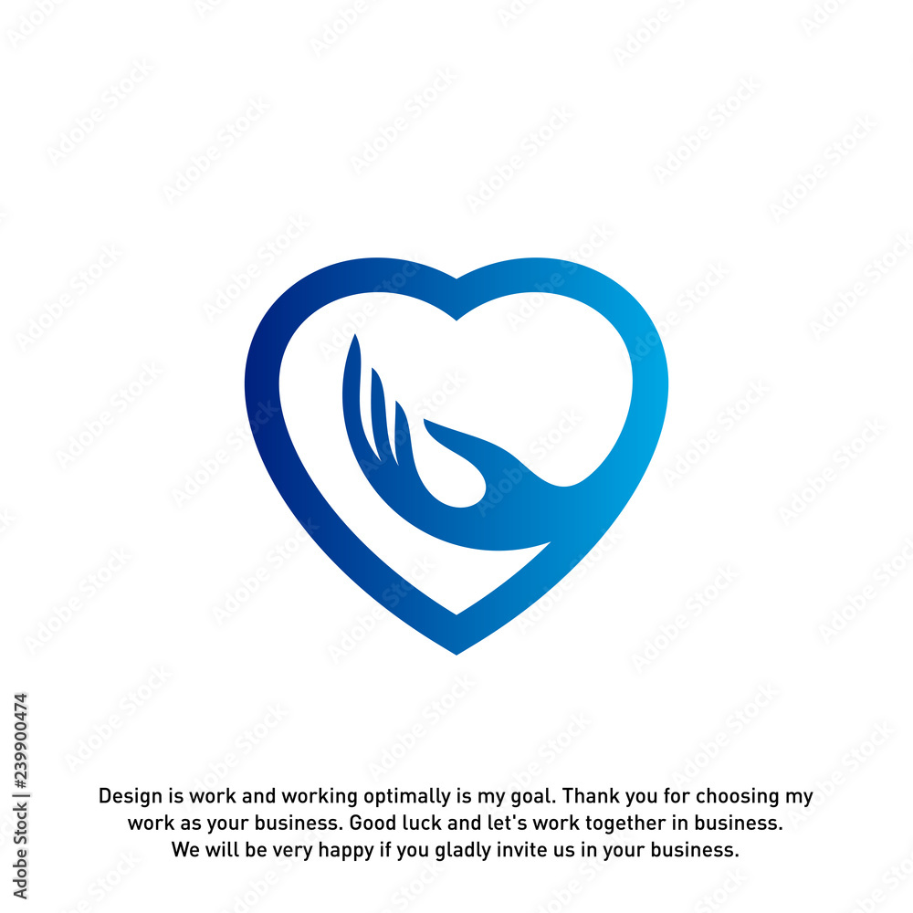 Love Care Creative logo concepts, Heart Care logo, elements and symbols, template - Vector Love Care Creative logo concepts, Heart Care logo, elements and symbols, template - Vector