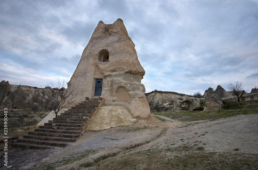 Ancient Church made of rock at Cappadocia