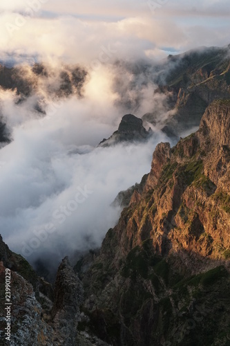 Obraz na płótnie Pico do Areiro Madeira Portugal w salonie