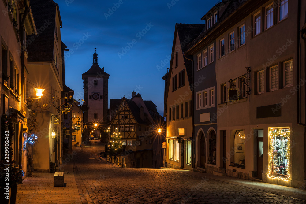 Medieval city in bavaria.