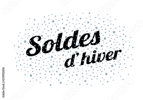 SOLDES D'HIVER AVEC NEIGE