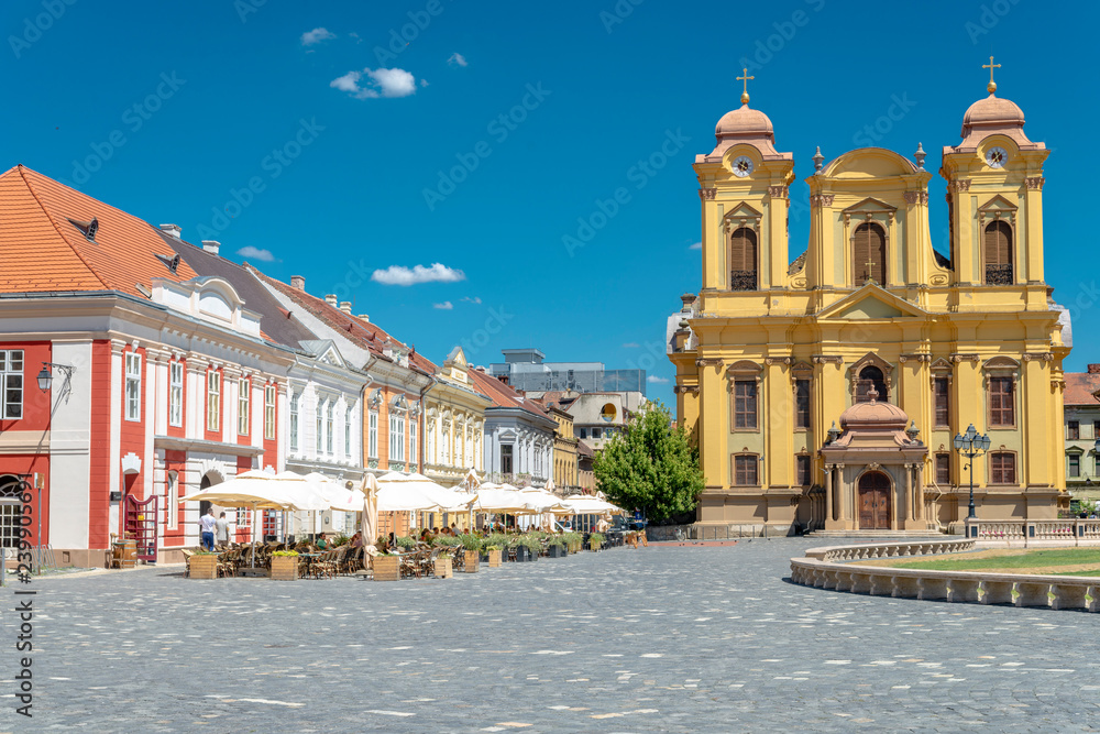 City centre of Timisaora in Romania
