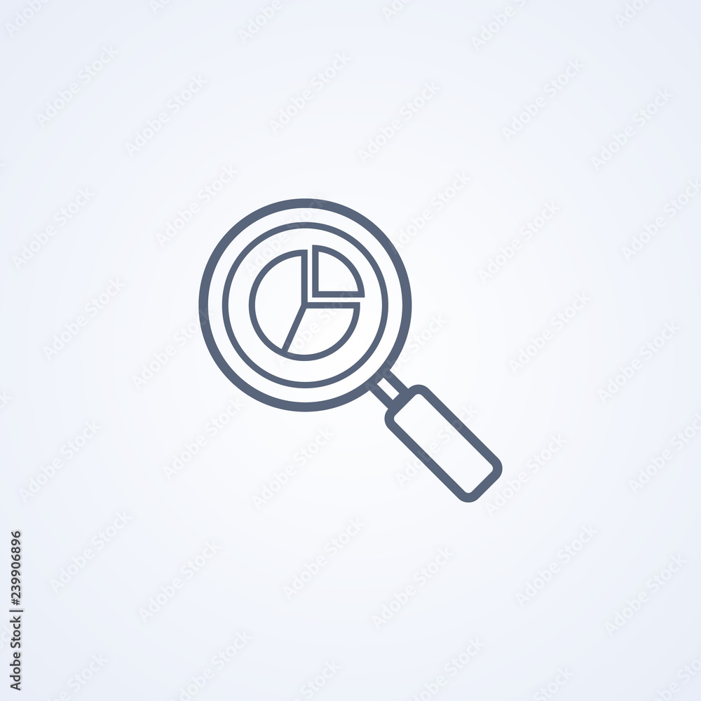 Analytics, web analytics, vector best gray line icon Analytics, web analytics, vector best gray line icon
