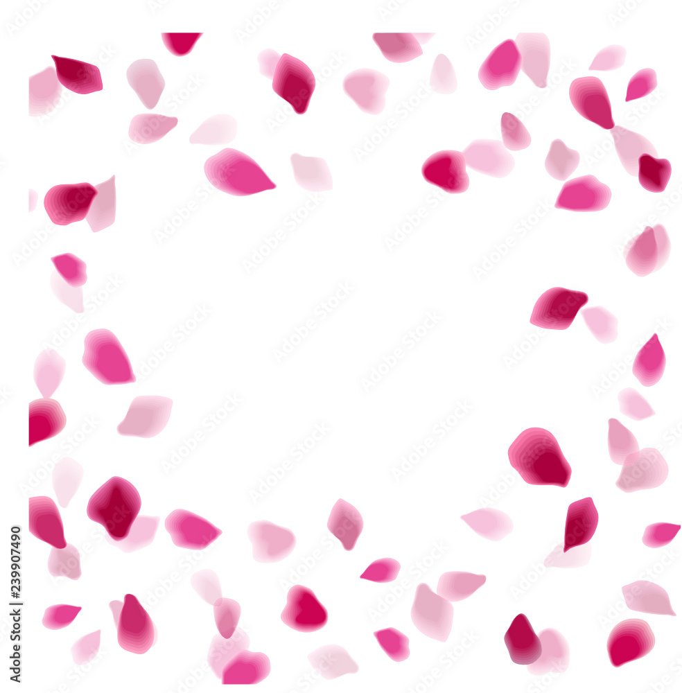 Petals abstract background