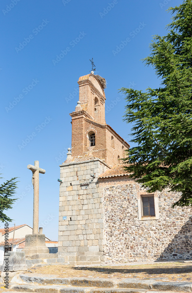 Parish Church of St Michael the Archangel in Gotarrendura, province of Avila, Spain