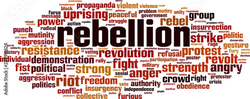 Rebellion word cloud