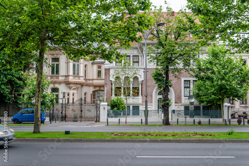 the view on the architecture from Bucharest, Romania