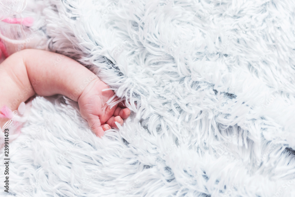 Cute tiny baby hand Cute tiny baby hand